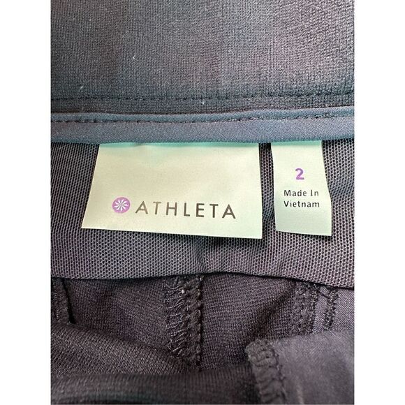 Athleta Ponte Moto 2.0 Navy Pants Size 2 - Picture 6 of 7